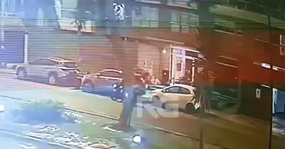 Cámaras de seguridad captaron asesinato en Lince