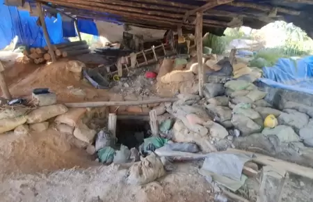 Operativo conjunto contra la minera ilegal en La Libertad y Cajamarca.