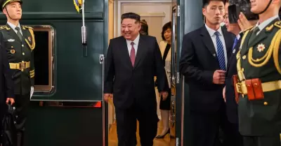 Kim Jong-un llegó a China en emblemático tren blindado
