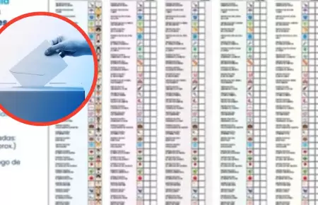 ONPE presenta simulacin de la cdula de votacin 2026