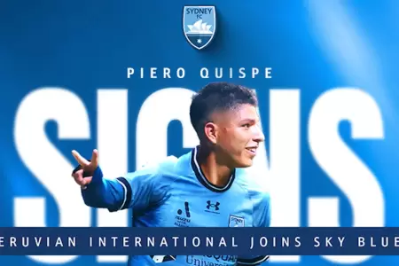Piero Quispe es nuevo jugador del Sdney FC de Australia.