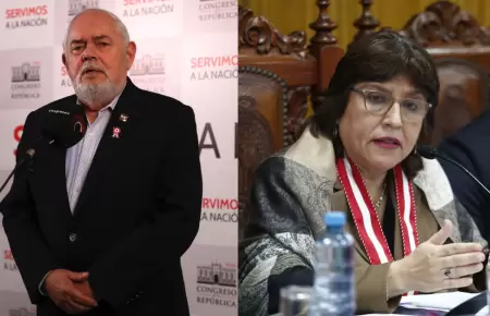 Montoya arremete contra Delia Espinoza por advertir falta de presupuesto