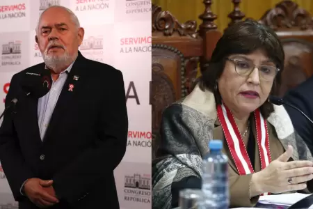 Montoya arremete contra Delia Espinoza por advertir falta de presupuesto