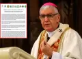 Obispos peruanos rechazan Ley de Amnista promulgada por el Ejecutivo: "Sin justicia no hay paz"