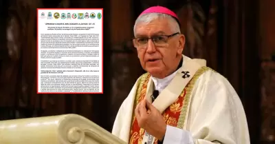 Obispos peruanos rechazan Ley de Amnistía.