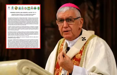 Obispos peruanos rechazan Ley de Amnista.