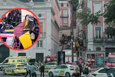Descarrilamiento de funicular en Lisboa deja muertos y heridos