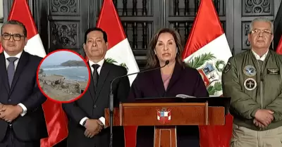 Dina Boluarte minimiza críticas por El Frontón: "No nos vamos a detener en aquel