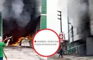 Emergencia en Carabayllo: Incendio consume planta de produccin y moviliza a bomberos