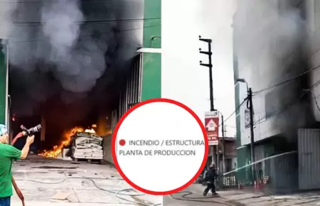 Incendio en Carabayllo.