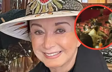 La Chilindrina sufre cada en teatro de Mxico