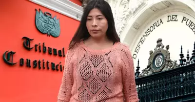 Defensoría avala fallo del TC a favor de Betssy Chávez.