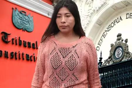 Defensora avala fallo del TC a favor de Betssy Chvez.