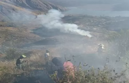 Extinguen incendios forestales Arequipa, Puno, Madre de Dios y Hunuco.