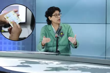 Jefa del RENIEC, Carmen Velarde, advierte cantidad de DNI caducos.