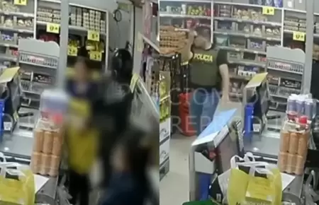 Ventanilla: PNP logra frustrar robo en minimarket)