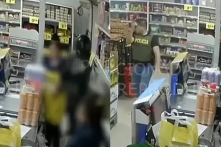 Ventanilla: PNP logra frustrar robo en minimarket)
