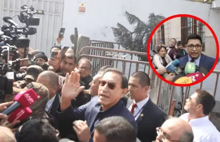 Abogado de Vizcarra asegur que trataron de intimidar a su cliente.