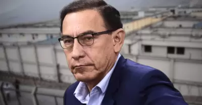 Martín Vizcarra en Ancón II.
