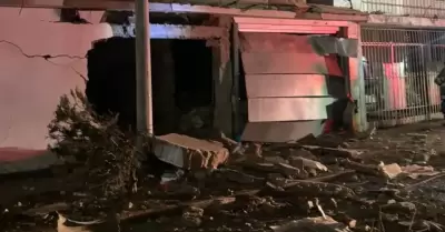 Dinamita destruye vivienda en Trujillo
