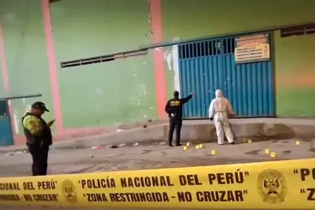 Atacan a balazos mercado en San Juan de Miraflores