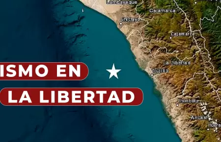 Temblor en La Libertad.