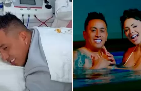 Christian Cueva se coloca el 'chip del amor'.