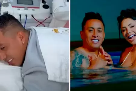 Christian Cueva se coloca el 'chip del amor'.