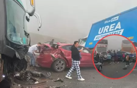 Accidente en Pasamayo