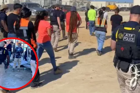 Cientos de migrantes son detenidos en fbrica de Hyundai en Estados Unidos.
