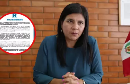 Segn el comunicado la destitucin no se tratara de un ataque poltico.