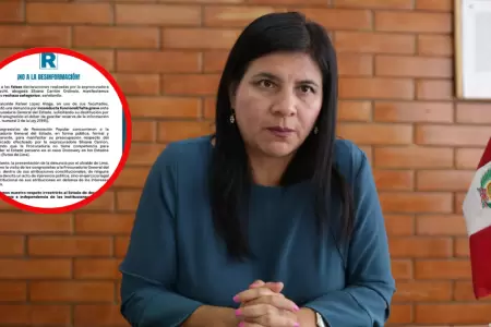 Segn el comunicado la destitucin no se tratara de un ataque poltico.
