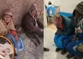 Desolacin en Puno: Abuelitos sobreviven en condiciones infrahumanas junto a tres hijos con problemas mentales
