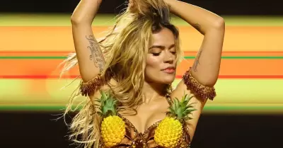 Karol G encendió la NFL en Brasil