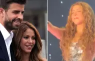 Shakira se rompi en llanto durante concierto al cantar tema vinculado a Gerard Piqu