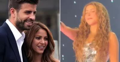 Shakira llora al cantar su tema "Última"