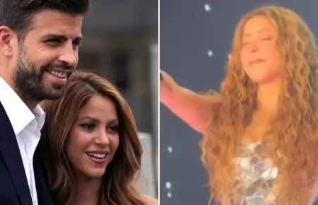 Shakira llora al cantar su tema "ltima"