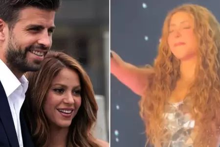 Shakira llora al cantar su tema "ltima"