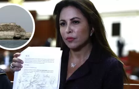 Patricia Chirinos pide informacin a Marina de Guerra sobre isla 'El Frontn