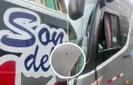 Son del Duke es vctima de ataque armado en SMP: Bus de la orquesta recibi cuatro impactos de bala