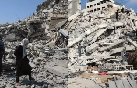 Israel destruye gran edificio de viviendas en Ciudad de Gaza