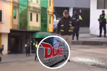 Bus de Son del Duke sufri ataque armado