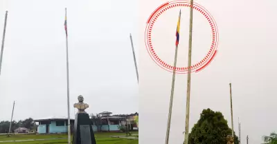 Putumayo amaneció con bandera colombiana