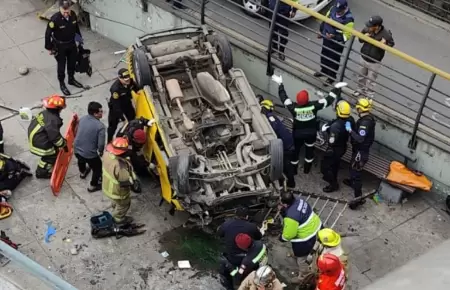 Grave accidente de trnsito en la Av. Abancay.