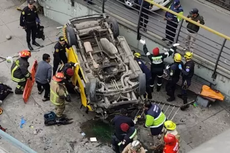 Grave accidente de trnsito en la Av. Abancay.