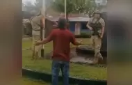 Tensin Per-Colombia: Ejrcito peruano retira bandera colombiana izada en comunidad de Loreto