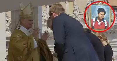 El Papa León XIV recibió con una bendición a la familia de San Carlo Acutis, el