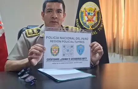 Comisaras de Tumbes contarn con cdigos QR.