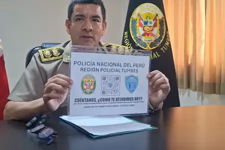 Comisaras de Tumbes contarn con cdigos QR.