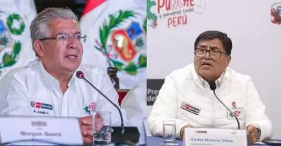 Walter Astudillo y Carlos Malaver estarán hoy en el Congreso.